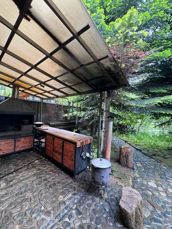 Коттедж Дом с баней и озером — Теберда