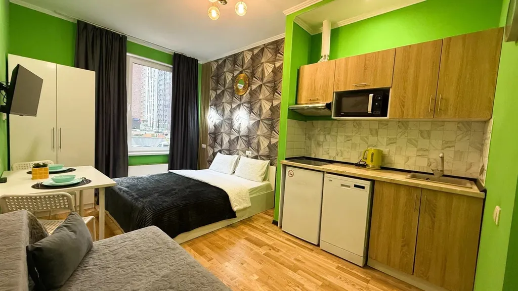 Квартира Квартира Уютная студия в ЖК Испанские кварталы — Москва