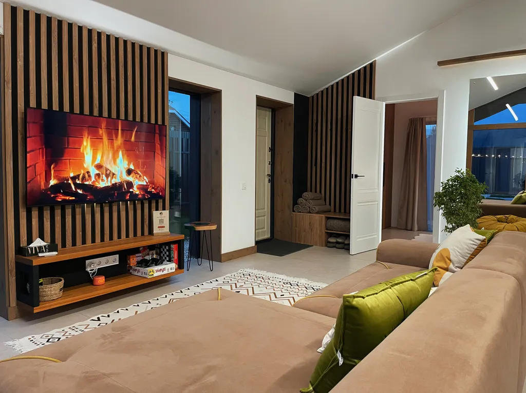 Просторный барнхаус с баней