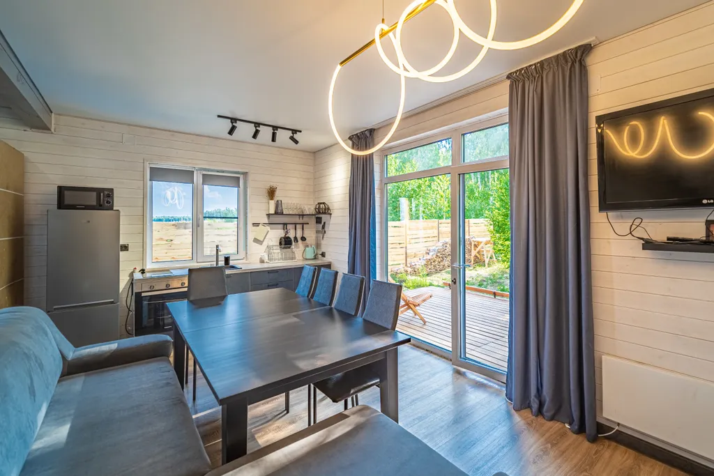 Уютный барн хаус с бассейном, баней и купелью ( барн 1)