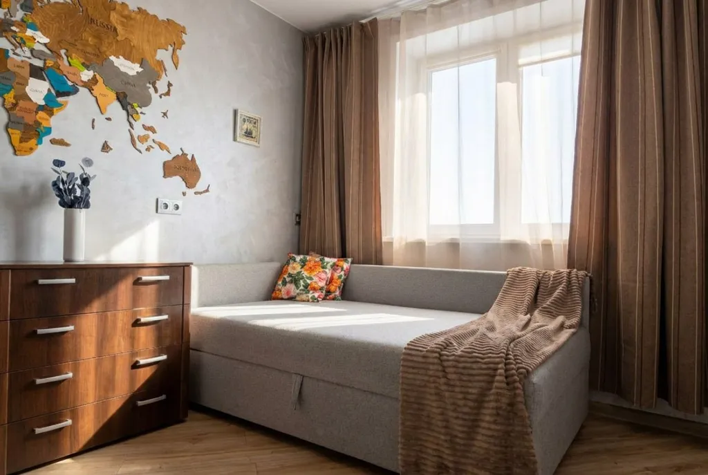 Просторная двухкомнатная квартира в ЖК Гармония