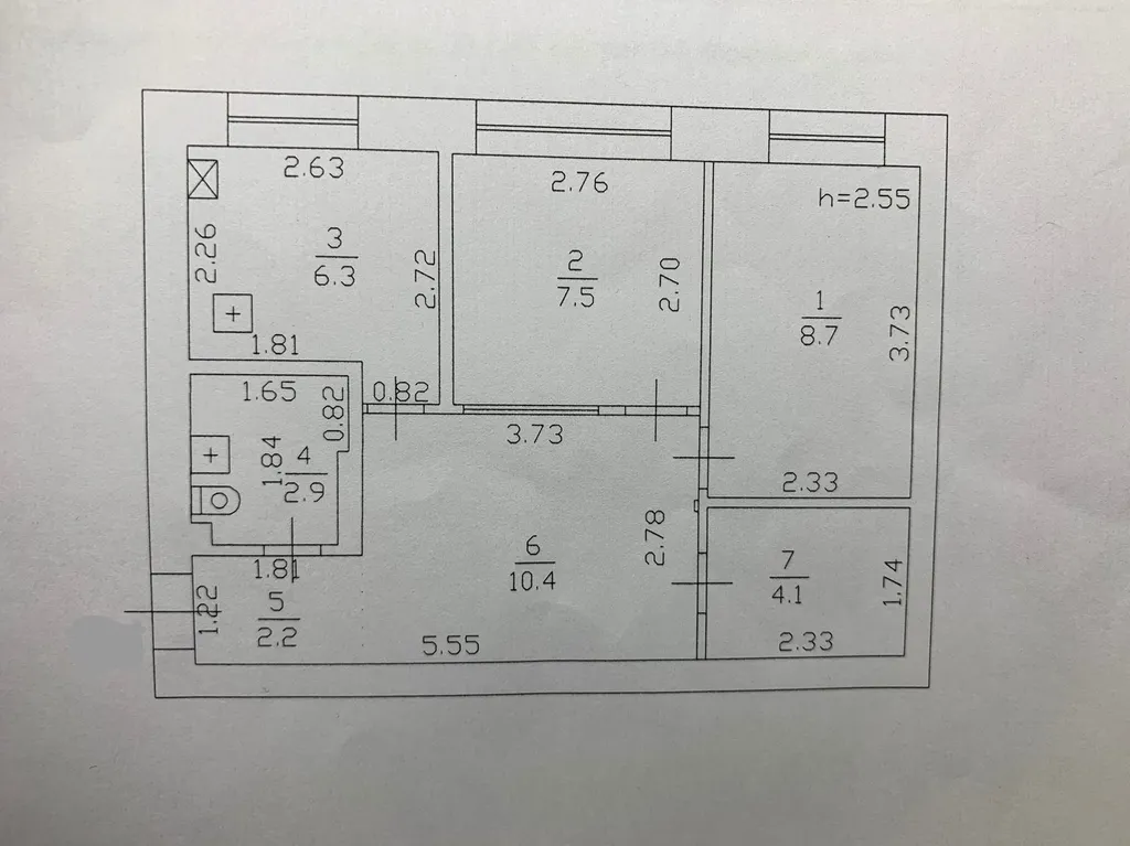 Уютная трёшка на Лядова