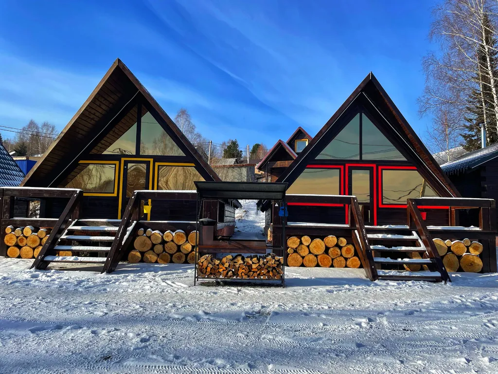 Коттедж Дом A-frame - формат студии — аренда посуточно в Шерегеш