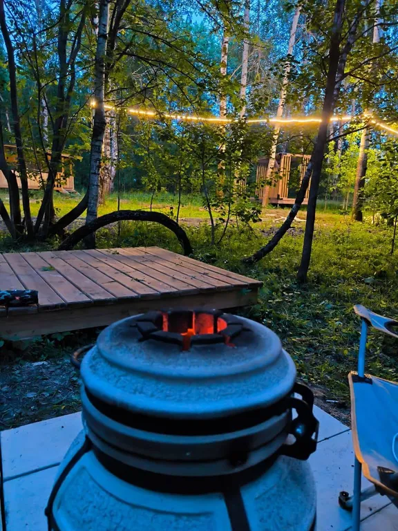 Глэмпинг Панты в парке Оленьи ручьи