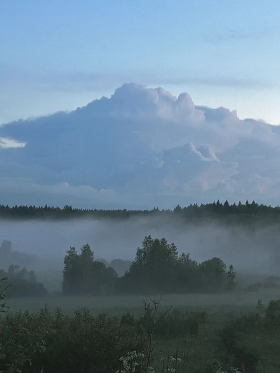 Дом у лесного озера с баней и чаном под Переславлем-Залесским