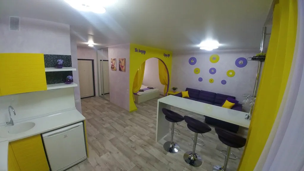 Комфортабельная студия с дизайнерским ремонтом недалеко от центра