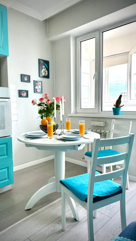 Новая квартира с дизайнерским ремонтом и видом на горы