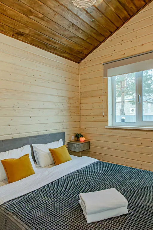 Барнхаус с баней на дровах и чаном SkyLove Glamp