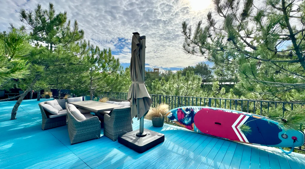 Таунхаус Фламинго, лесная зона, подогреваемый бассейн