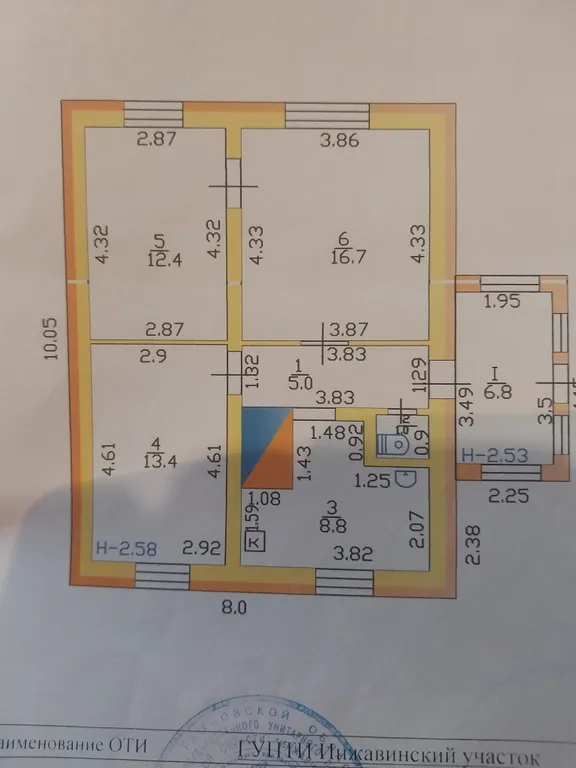 Просторный дом с индивидуальным отоплением