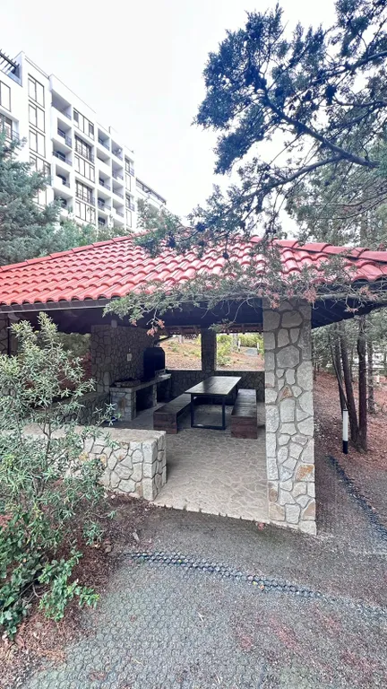 Апарт с видом на море и горы с подогреваемым бассейном и барбекю зоной