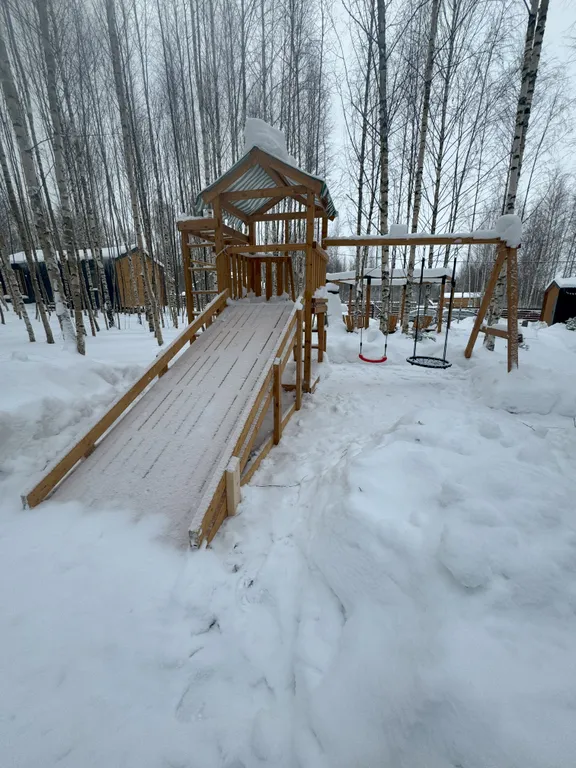 Коттедж Треугольный домик в лесу с горячей купелью — Соловеново
