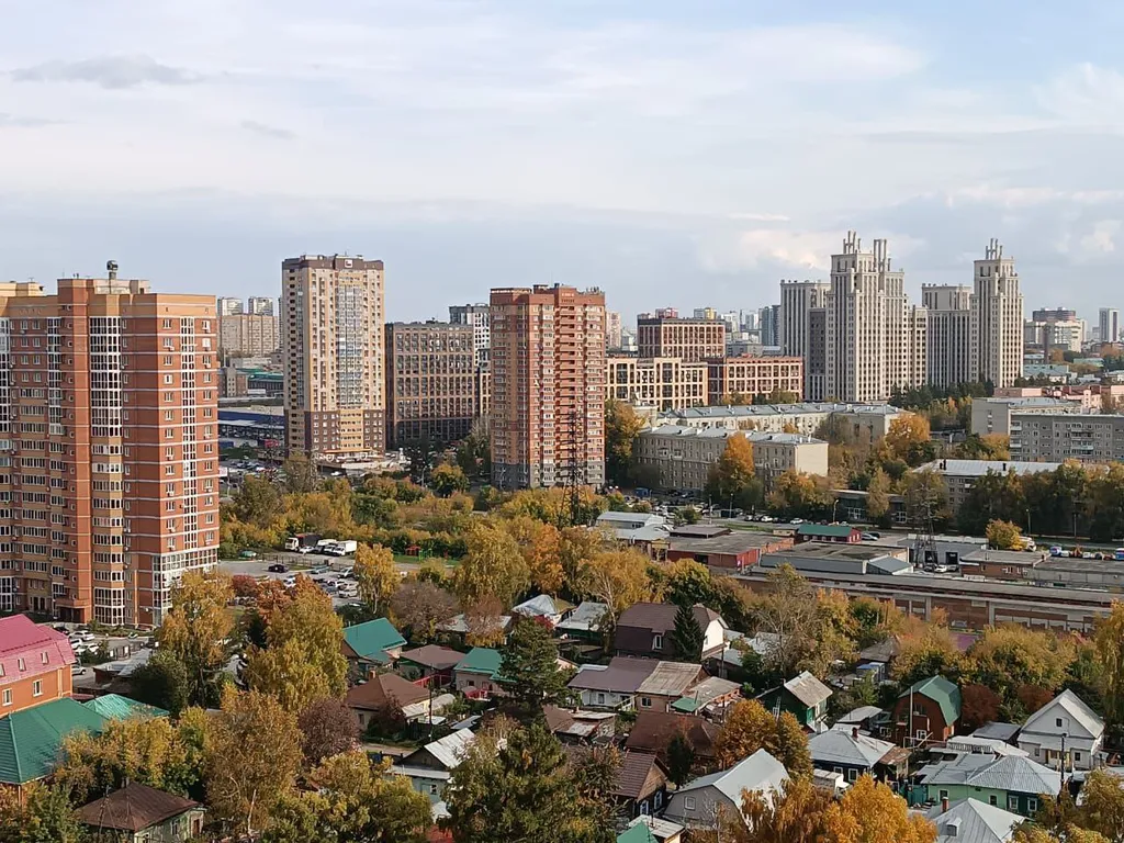 Квартира Уютная квартира-студия на 16 этаже — Новосибирск