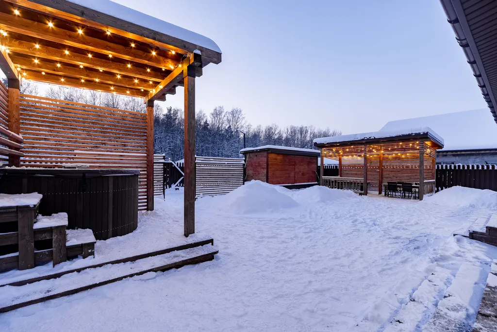 Уютный коттедж с горячей купелью и сауной - 10 минут от города