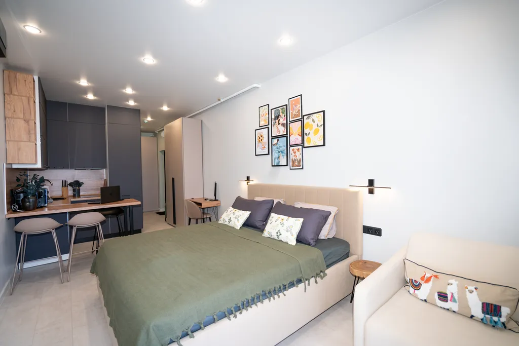 Дизайнерская студия ls-in the moment с видом на море с 11 этажа