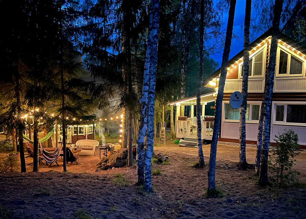 Коттедж Коттедж Уединённый лесной комплекс Финский Лес у моря — Приморск