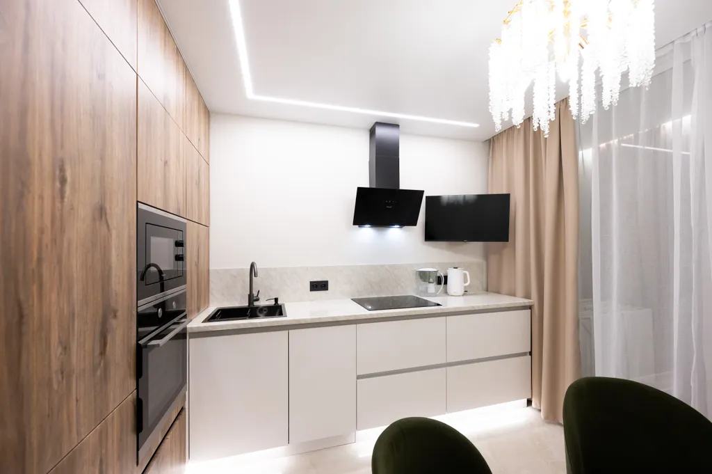 Квартира, в которую влюбляешься, стильный интерьер и кофемашина