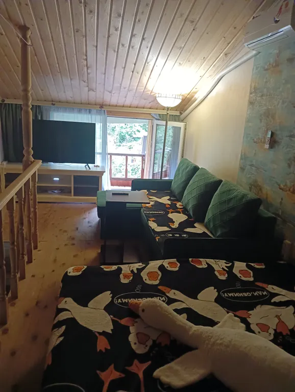 Терем с мансардой в дивном лесу у моря, с новым ремонтом и обстановкой