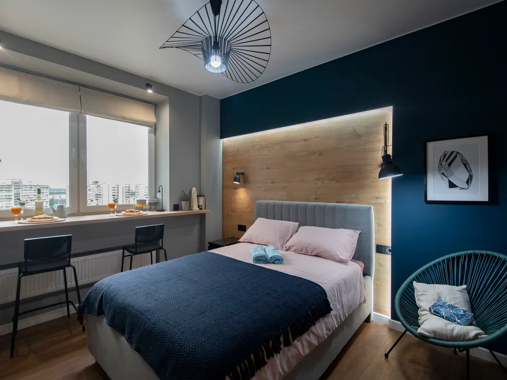 Стильная гостевая студия Небеса в МФК Созвездие