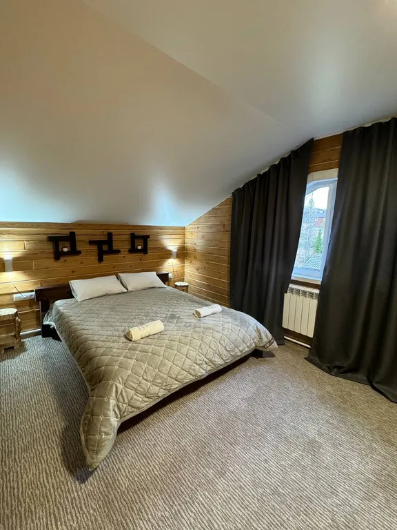 Новый уютный дом из профилированного бруса в кедровом лесу