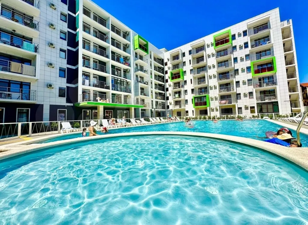 Квартира Квартира Студия до моря 300м,бассейн — Анапа