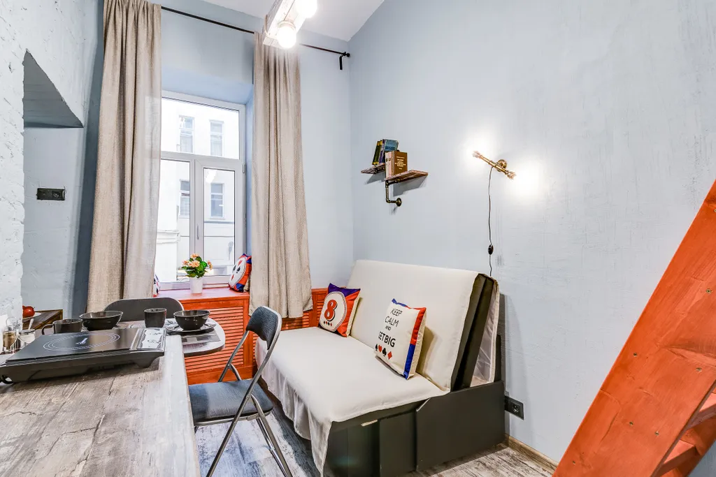 Квартира Квартира Уютная двухуровневая студия в центре города в 5 минутах от метро — Санкт-Петербург