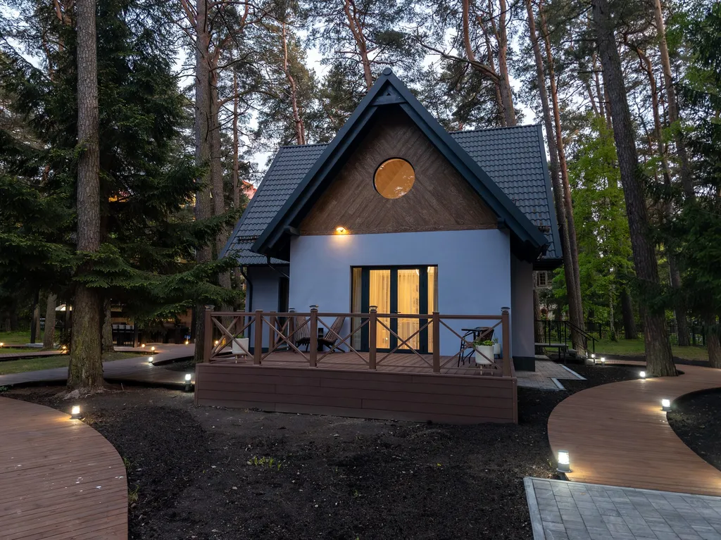 Новые апартаменты с террасой в центре Светлогорска