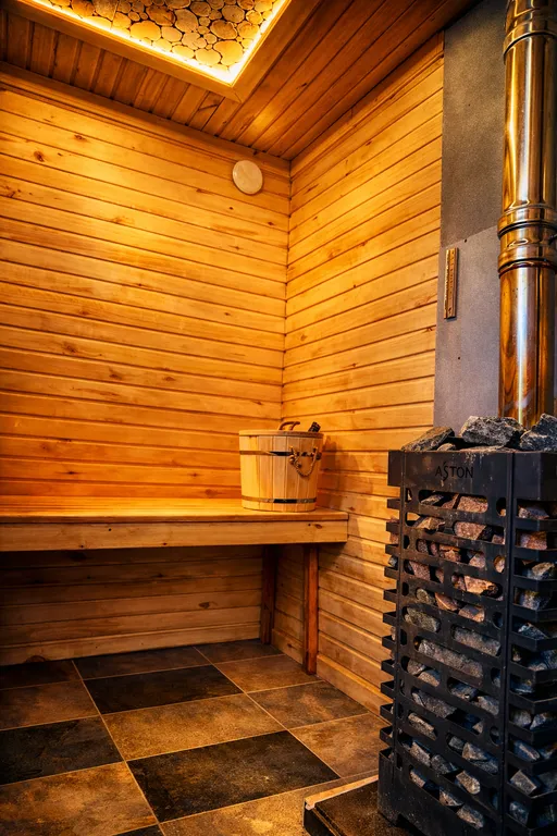 Афрейм с банным чаном и большой баней