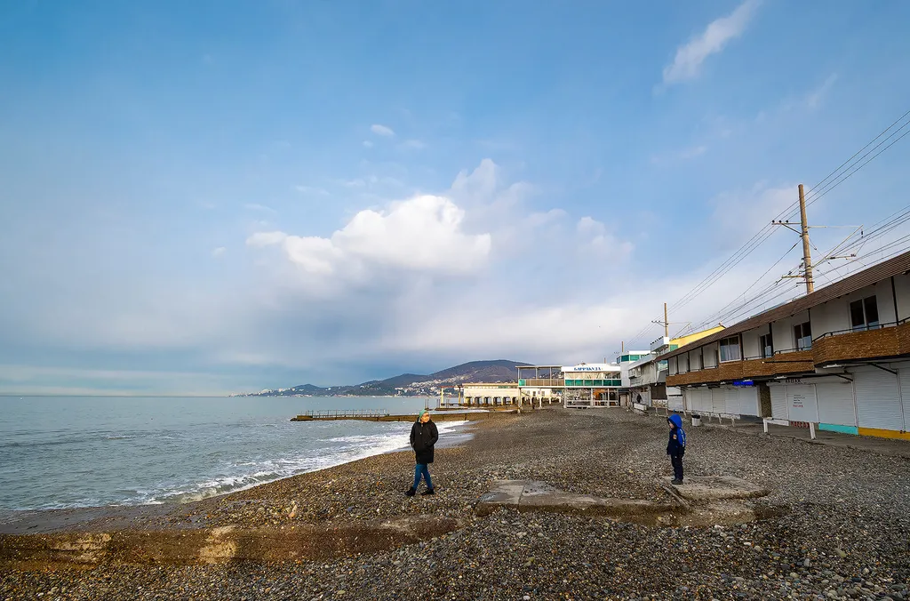 Квартира Квартира Студия с балконом и видом на море — Адлер
