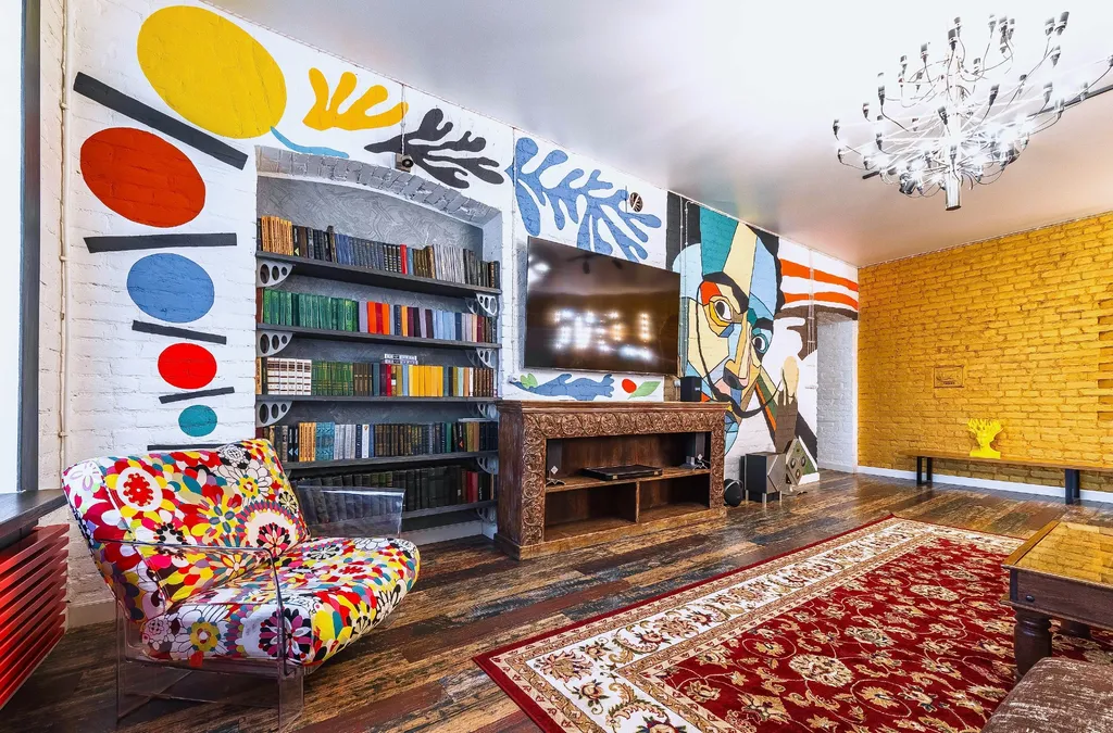 Эксклюзивныe апартамeнты в стилe поп-apт на Невском проспекте