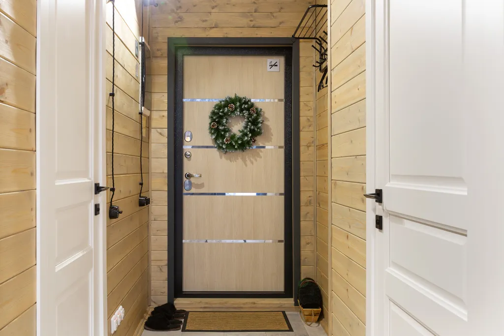 Домик A-Frame с купелью