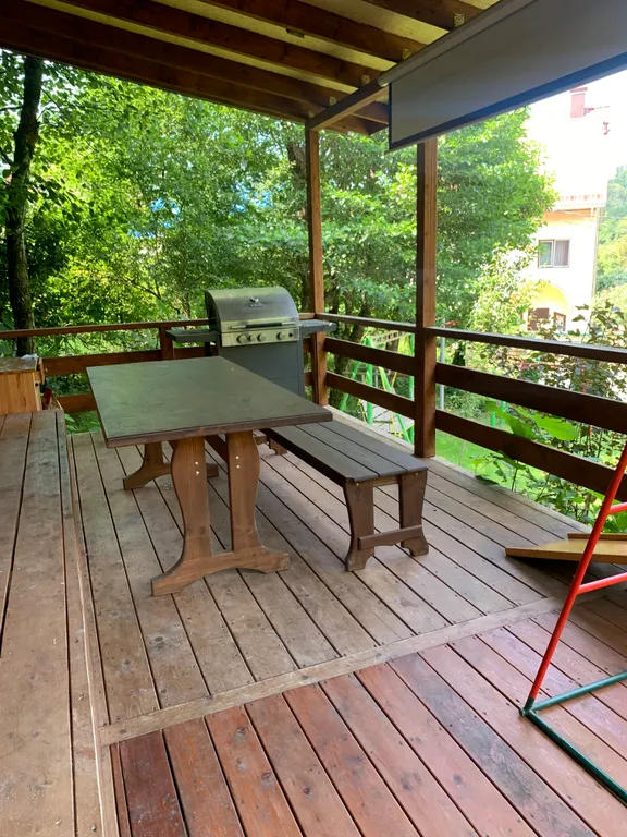 Уютный дом с просторной территорией