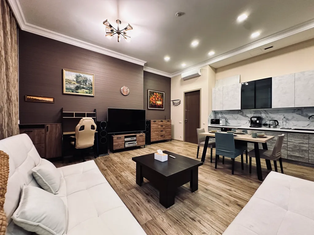 Квартира Квартира Просторный лофт с панорамным видом на город — Москва