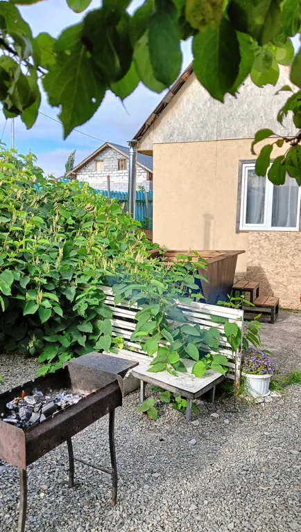 Уютный домик с русской баней и чаном