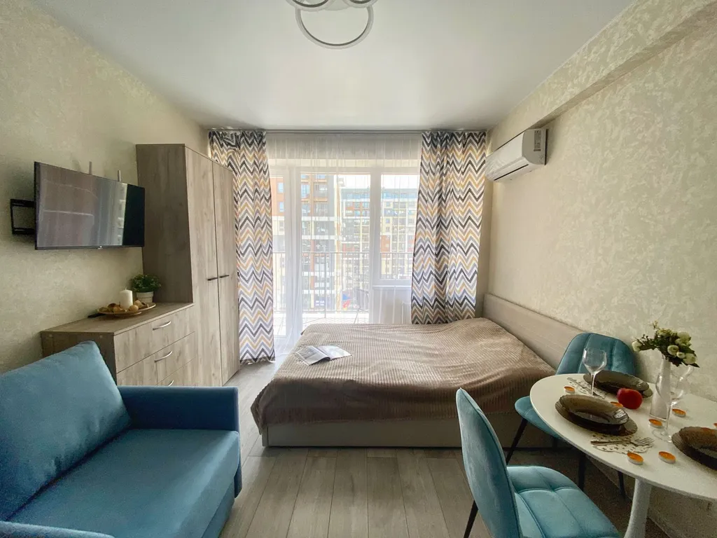 Апартамент с видом на море и в трёх минутах от пляжа