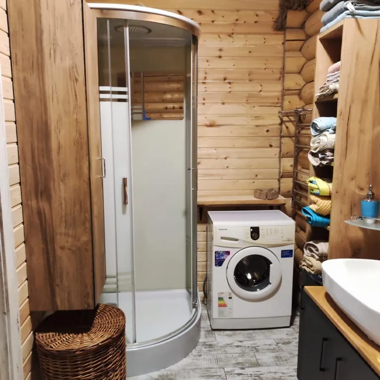 Экологический дом - сруб на побережье Балтийского моря