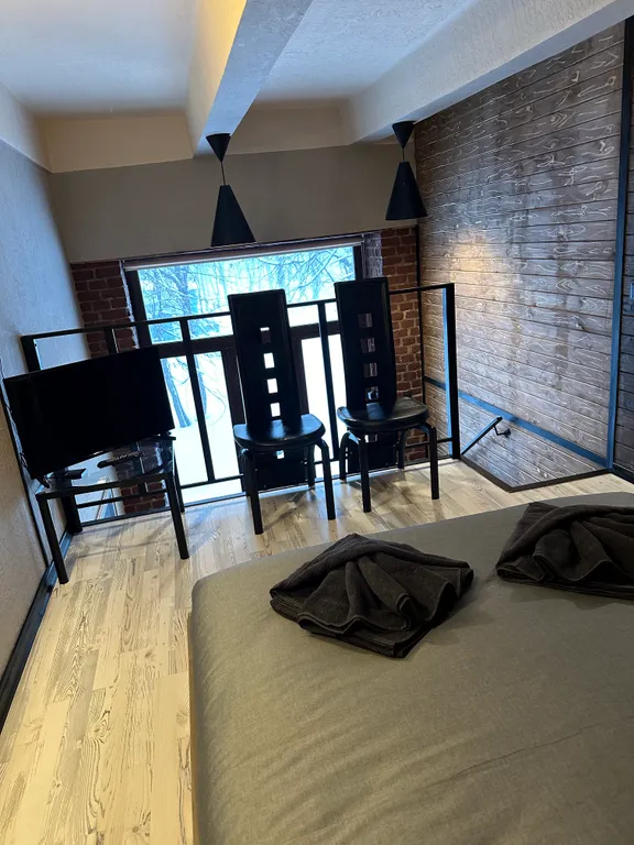 Квартира Квартира Двухуровневый апартамент LOFT Причал 18 — Москва