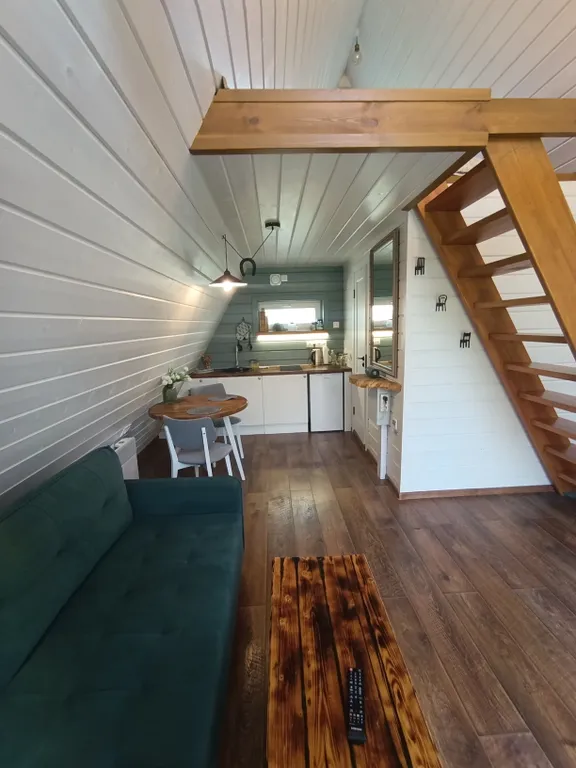 A-frame домик у леса