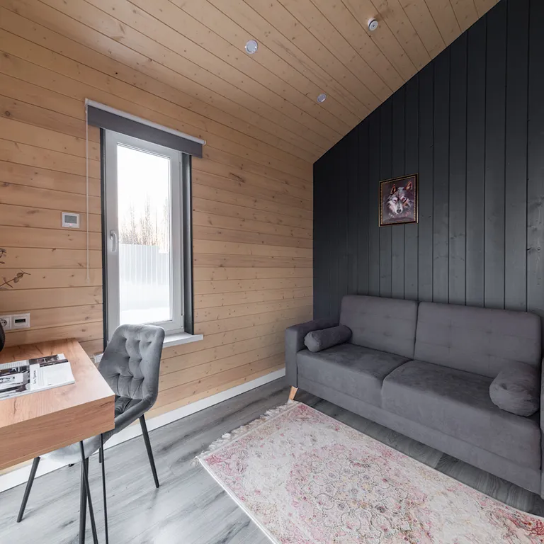 Домик в Икше с камином и сауной (Lato-76)