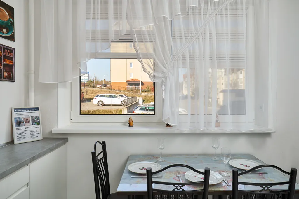 Квартира Уютная 2-комнатная квартира у моря. Кондиционер, сушильная машина, — Светлогорск