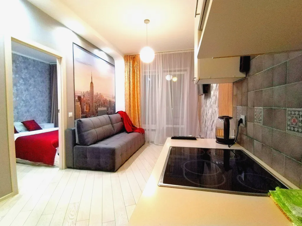 Квартира Двухкомнатная квартира с видом на город в 7 минутах езды от Кремля — Великий Новгород