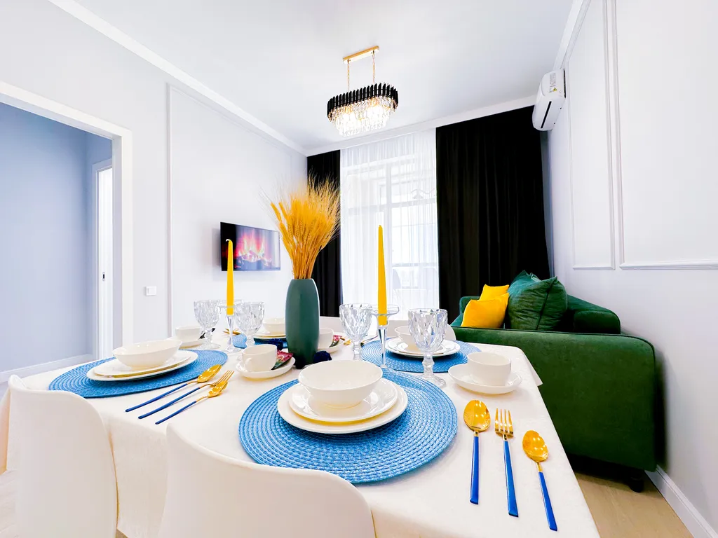 Квартира Уютный апартамент с видом с 22 этажа на город — аренда посуточно в Астана (Нур-Султан)