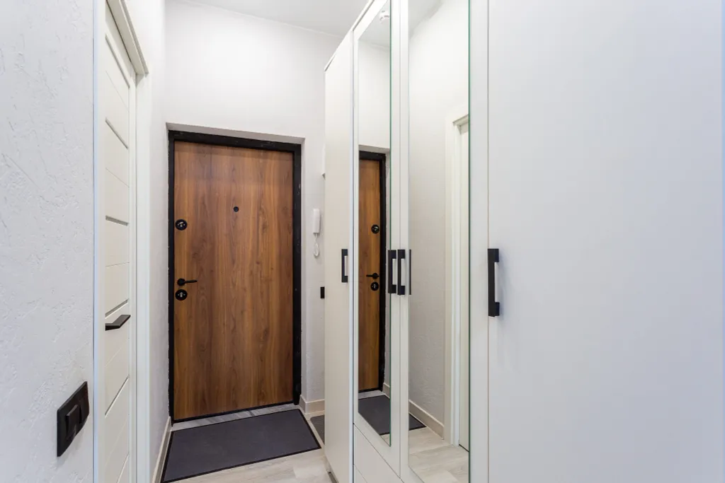 Студия Аллея 114 с балконом и видом на лесопарк