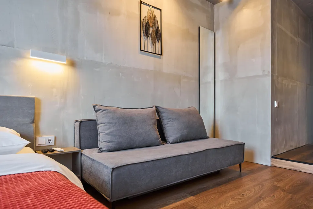 Апартаменты в стиле лофт для семейного отдыха, с проектом для фильмов