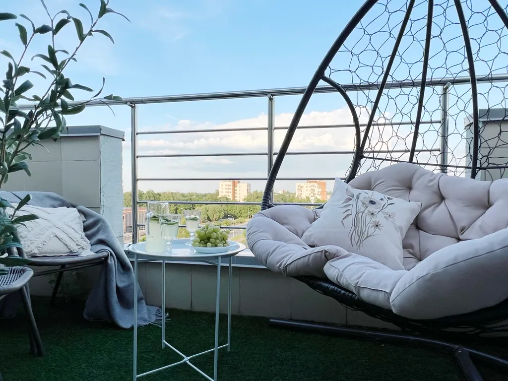 Квартира Комфортабельная квартира на мансарде с видовой террасой — Пушкин