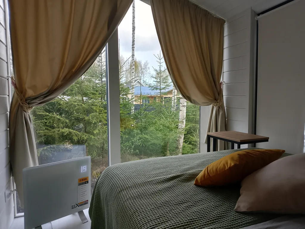 Коттедж Дом с двумя спальнями и сауной в еловом лесу — Шадрино