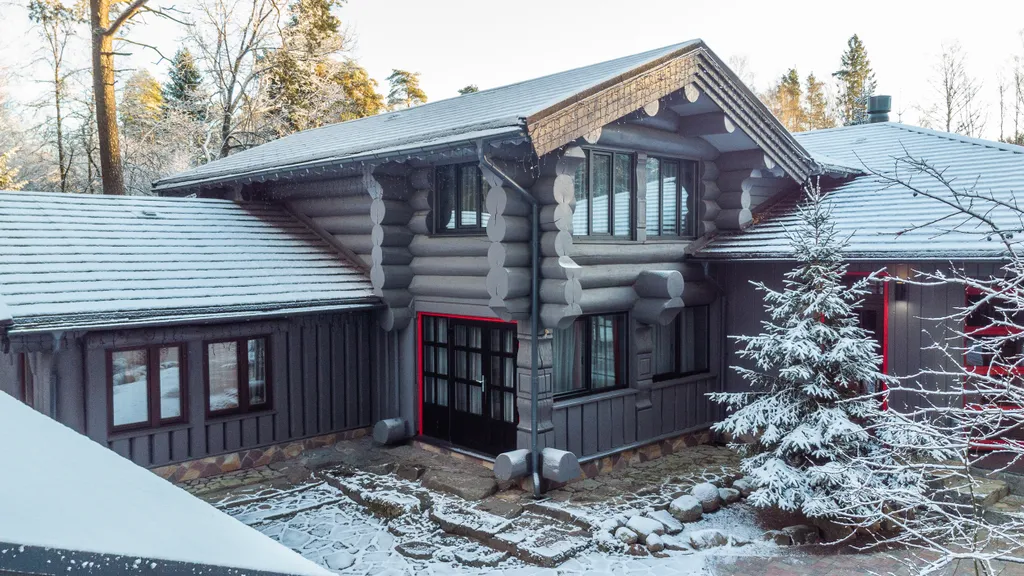 Коттедж Стильный загородный коттедж в стиле лофт — Зеленогорск