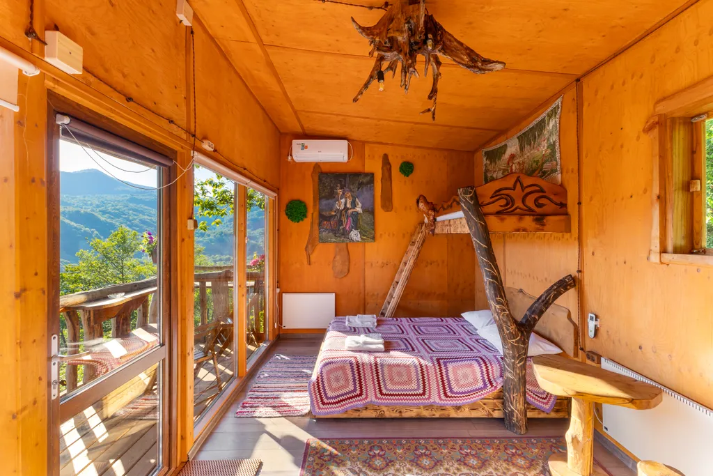 Коттедж Глемпинг с видом на горы — Пластунка