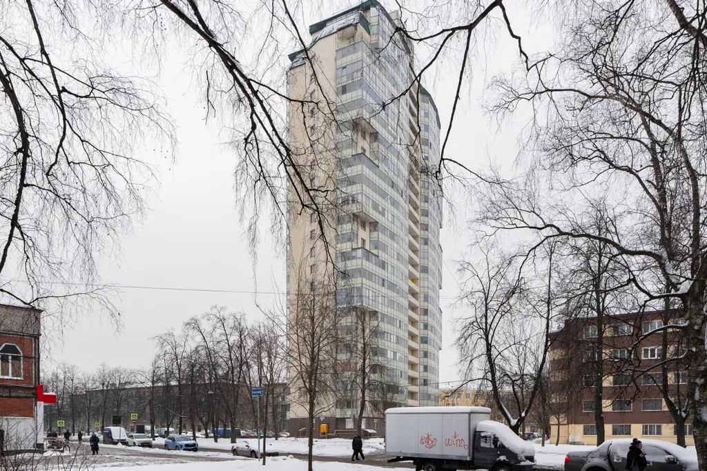 Квартира Квартира Уютная студия с панорамным видом — Санкт-Петербург