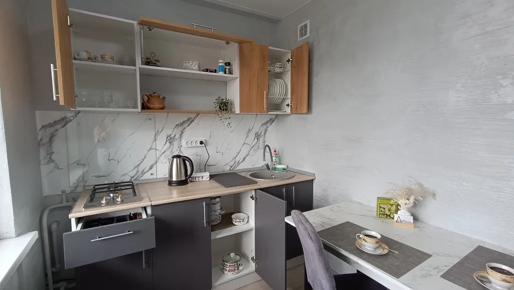 Чудесная квартира с двумя балконами и шикарным видом